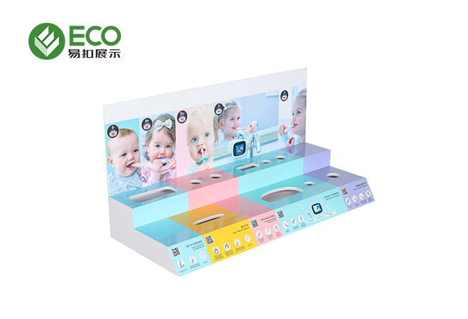 兒童手表PDQ展示盒 定制電子產(chǎn)品商超門店桌面陳列展示架